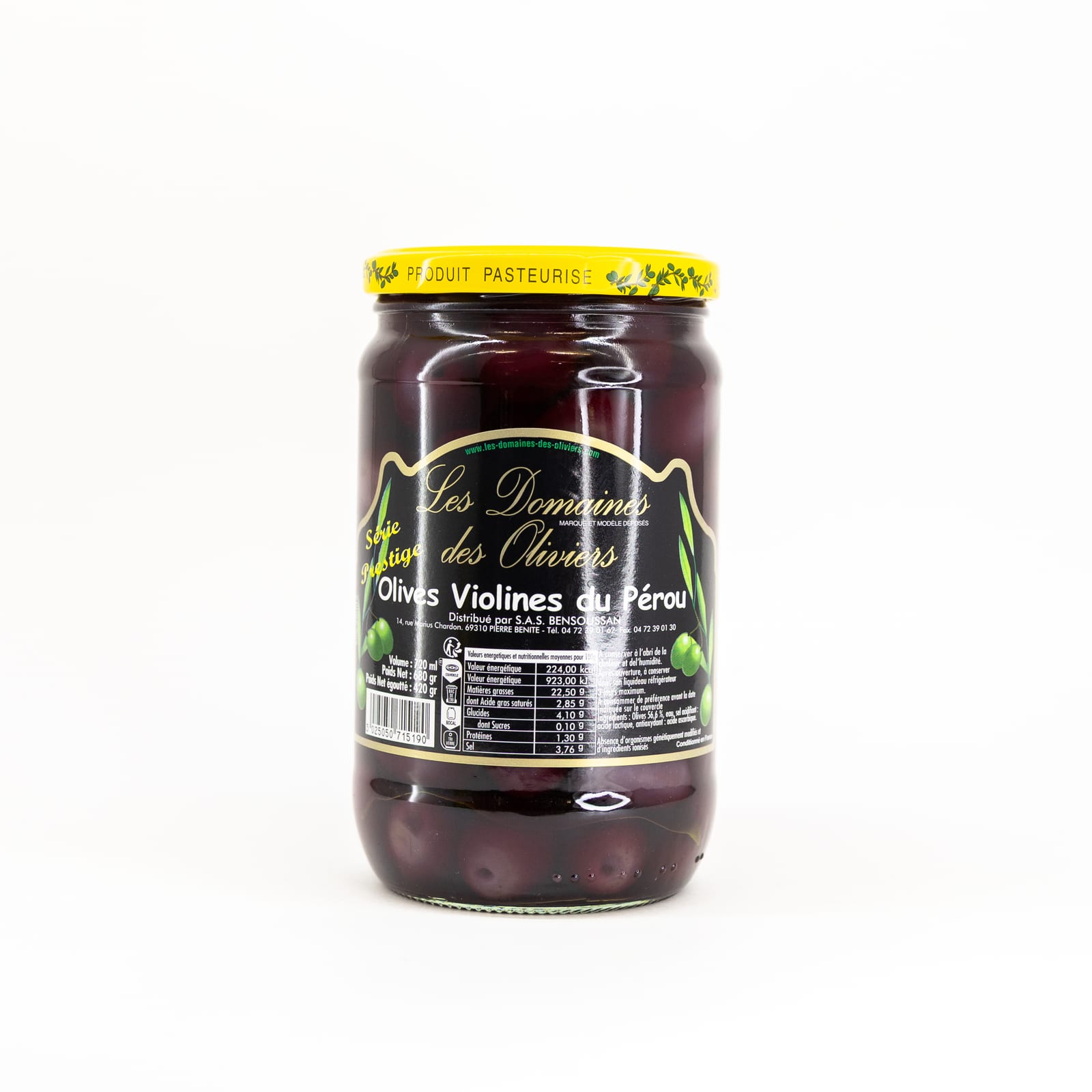Azeitonas Violetas  Mr. K 720ML