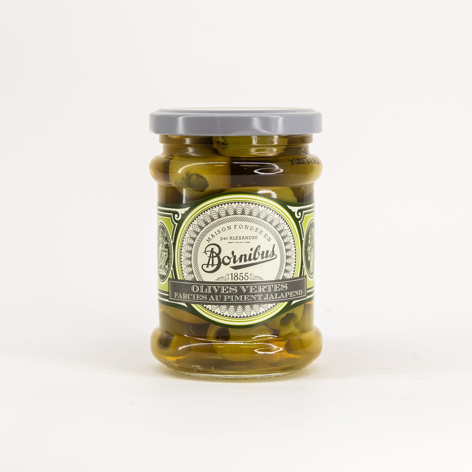 Azeitona Verde c/ Amêndoas Bornibus 120G